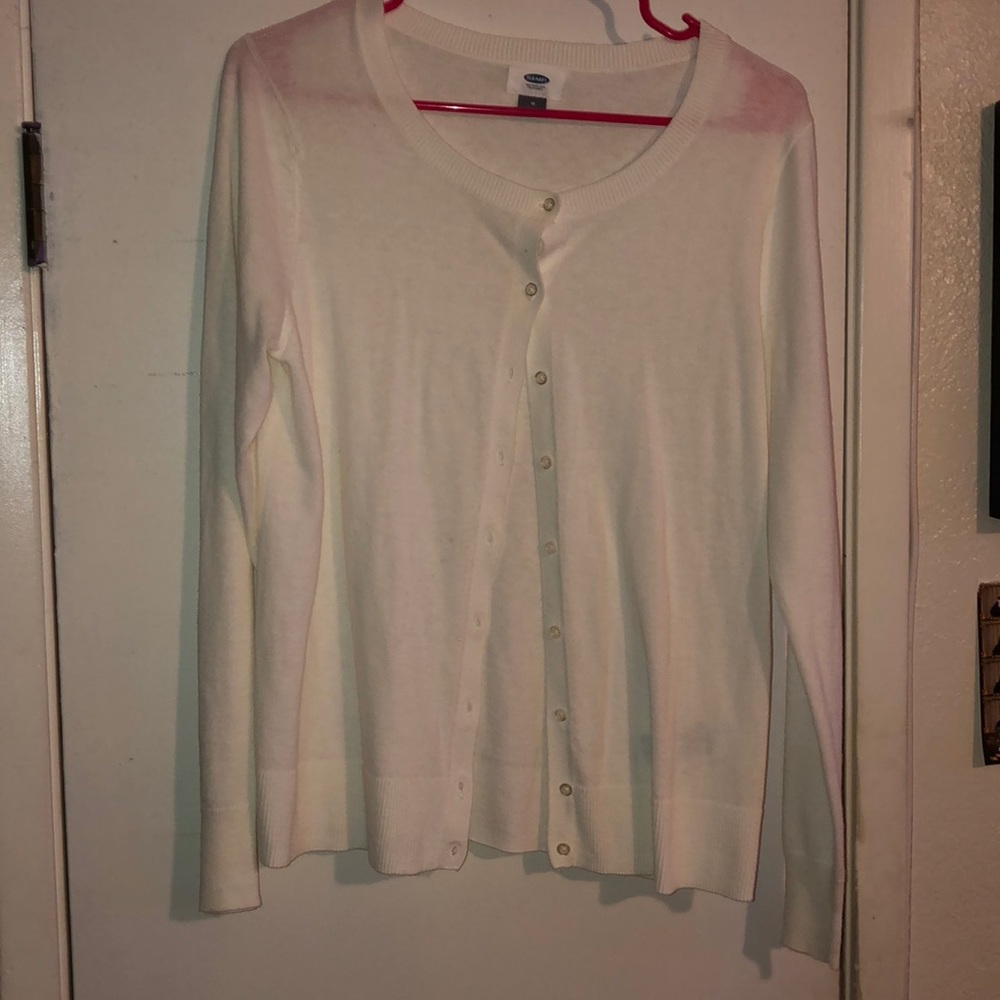 White Cardigan